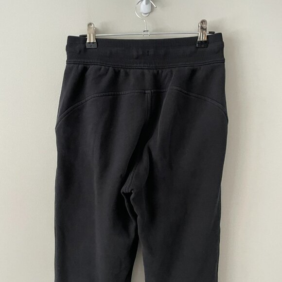 Lululemon 2020 High Rise Drawstring Waist Cotton Terry Scuba Jogger Black 4 - Picture 5 of 8